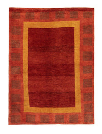 Gabbeh Teppich - Perser 198 x 147 cm - rot