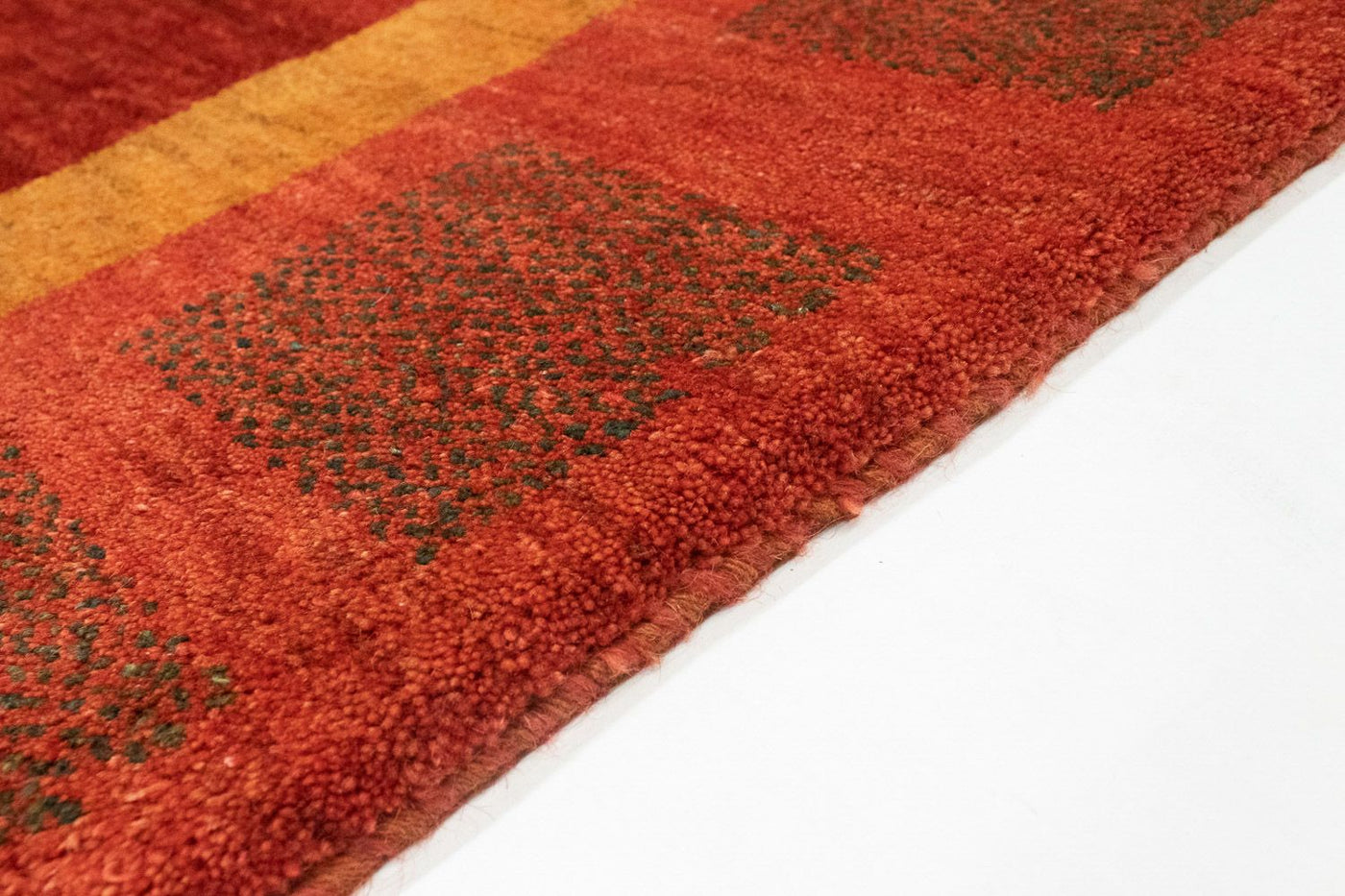 Gabbeh Teppich - Perser 198 x 147 cm - rot