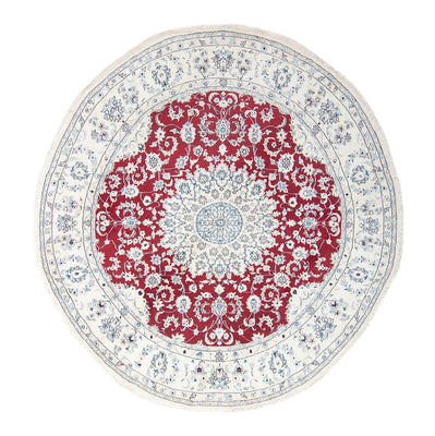 Perserteppich - Nain 300 x 300 cm - dunkelrot