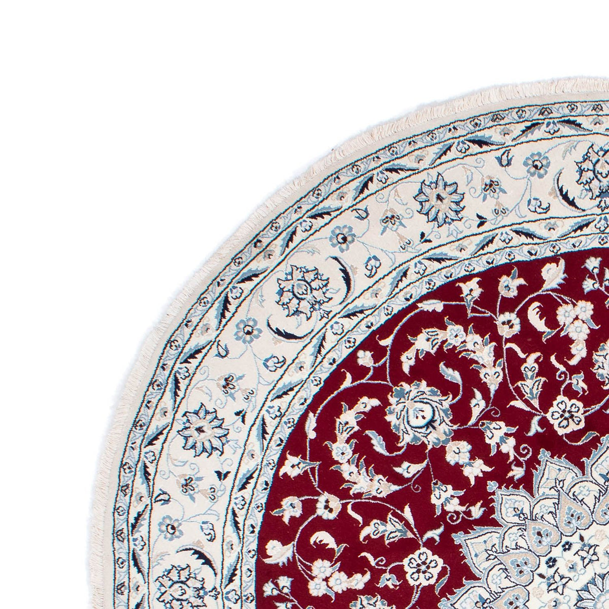 Perserteppich - Nain 252 x 252 cm Runder Teppich