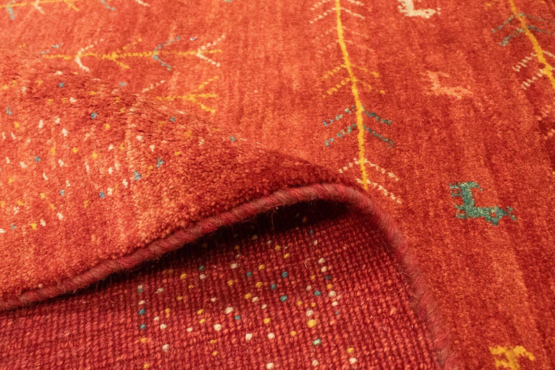 Gabbeh Teppich - Perser 190 x 150 cm - rot