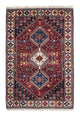 Perserteppich - Nomadic 155 x 105 cm - dunkelrot