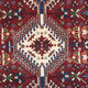 Perserteppich - Nomadic 155 x 105 cm - dunkelrot