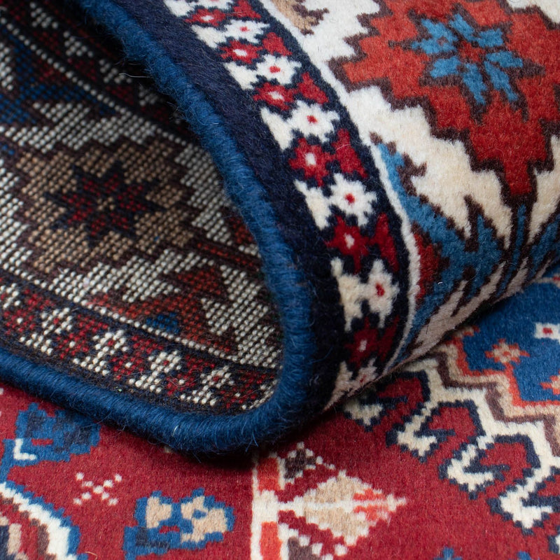 Perserteppich - Nomadic 155 x 105 cm - dunkelrot