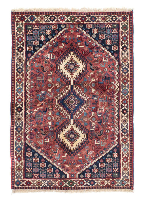 Perserteppich - Nomadic 146 x 100 cm - hellrot