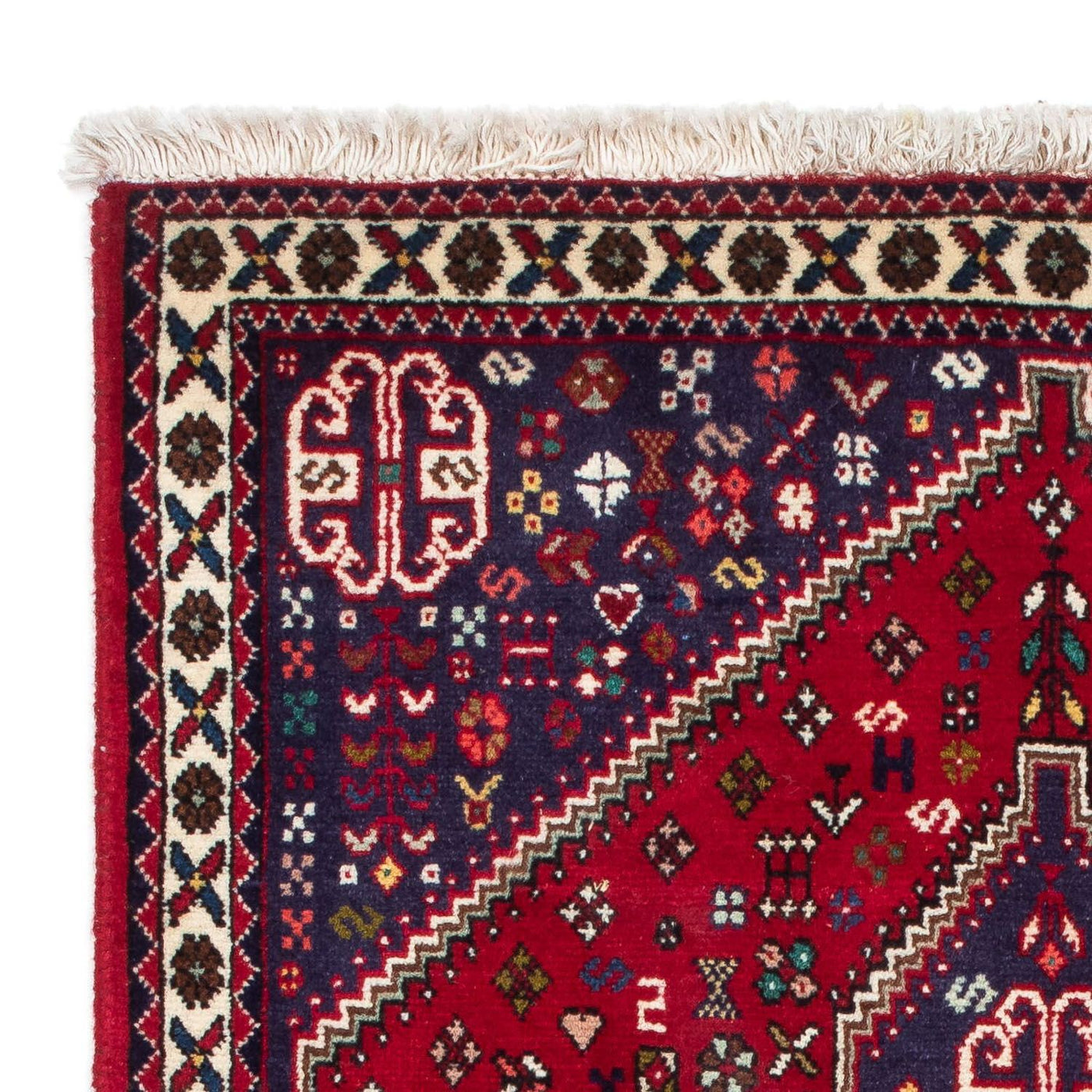 Perserteppich - Nomadic 130 x 75 cm - dunkelrot