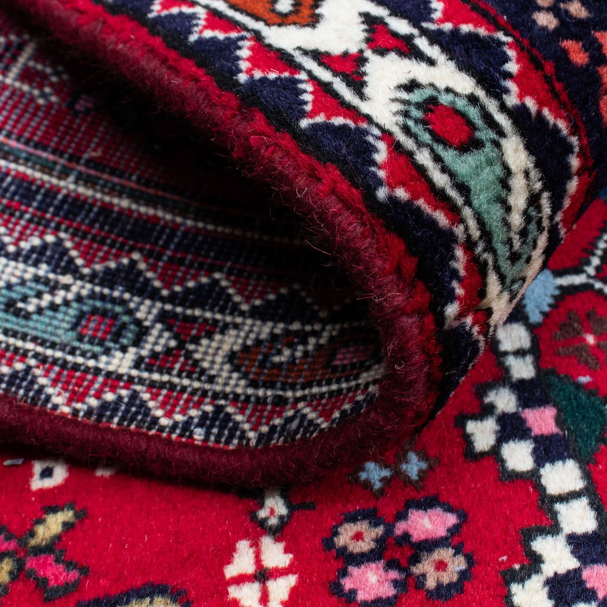 Perserteppich - Nomadic 122 x 78 cm - dunkelrot