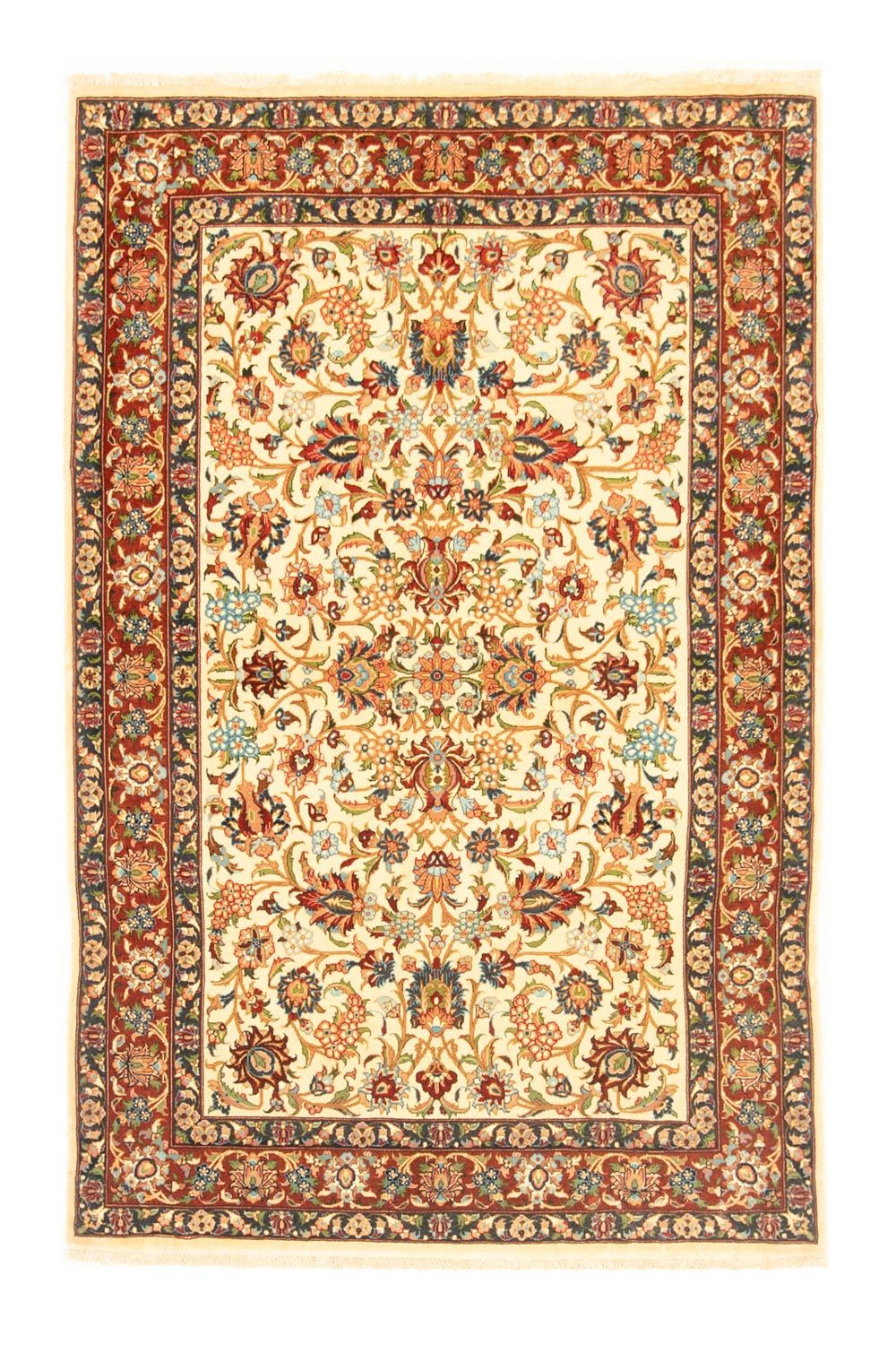 Perserteppich - Ghom 160 x 102 cm - beige