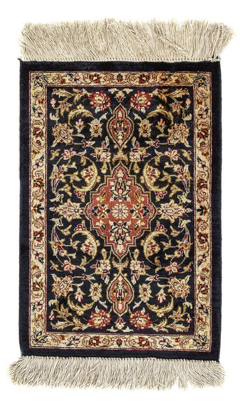 Seidenteppich - Ghom Seide - Premium 41 x 28 cm Fußmatte
