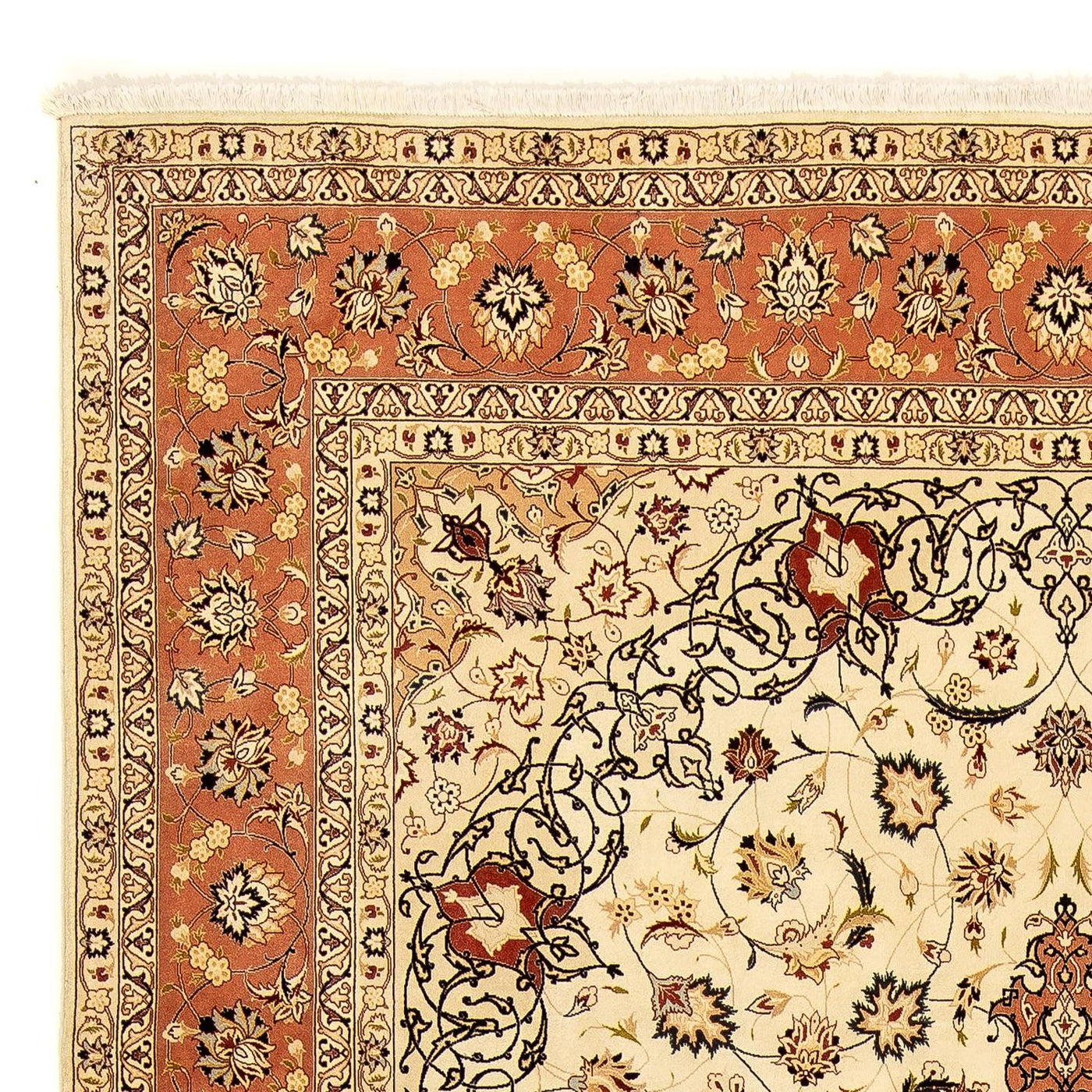 Täbriz - 50 Raj Teppich 352x254cm - Perserteppich