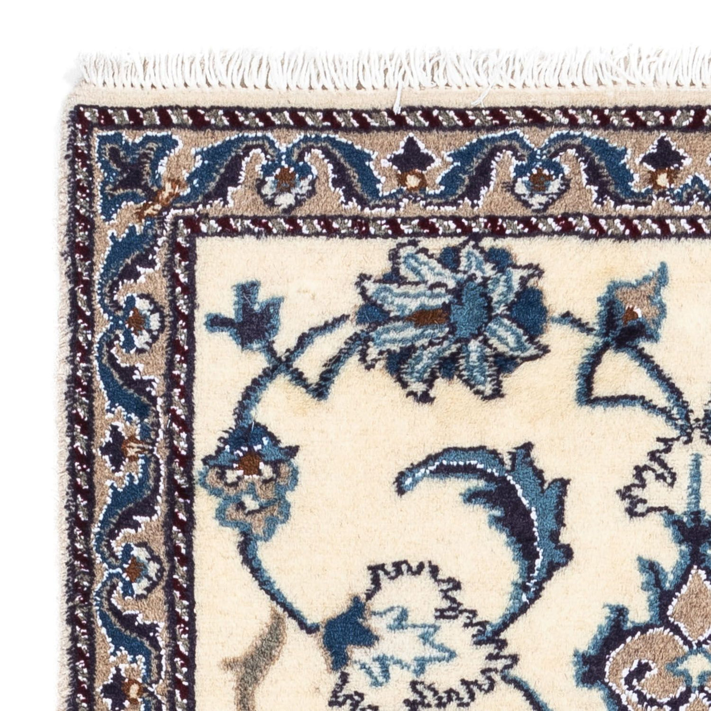 Perserteppich - Nain 136 x 65 cm - beige