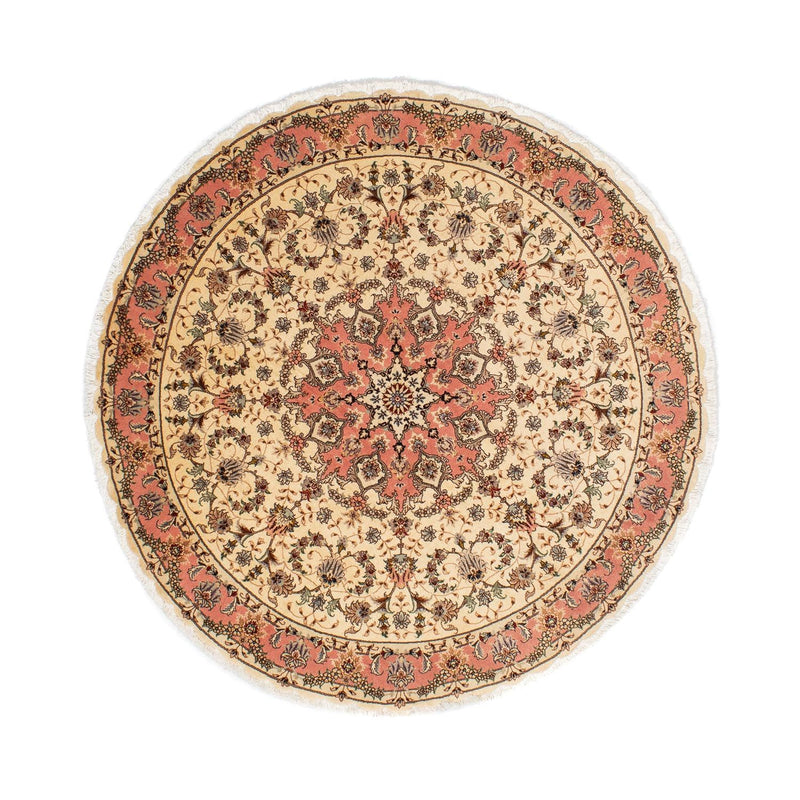 Perserteppich - Täbriz - Royal 150 x 150 cm - hellbraun