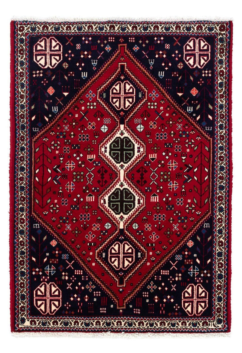 Perserteppich - Nomadic 145 x 100 cm - dunkelrot