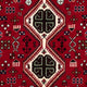 Perserteppich - Nomadic 145 x 100 cm - dunkelrot