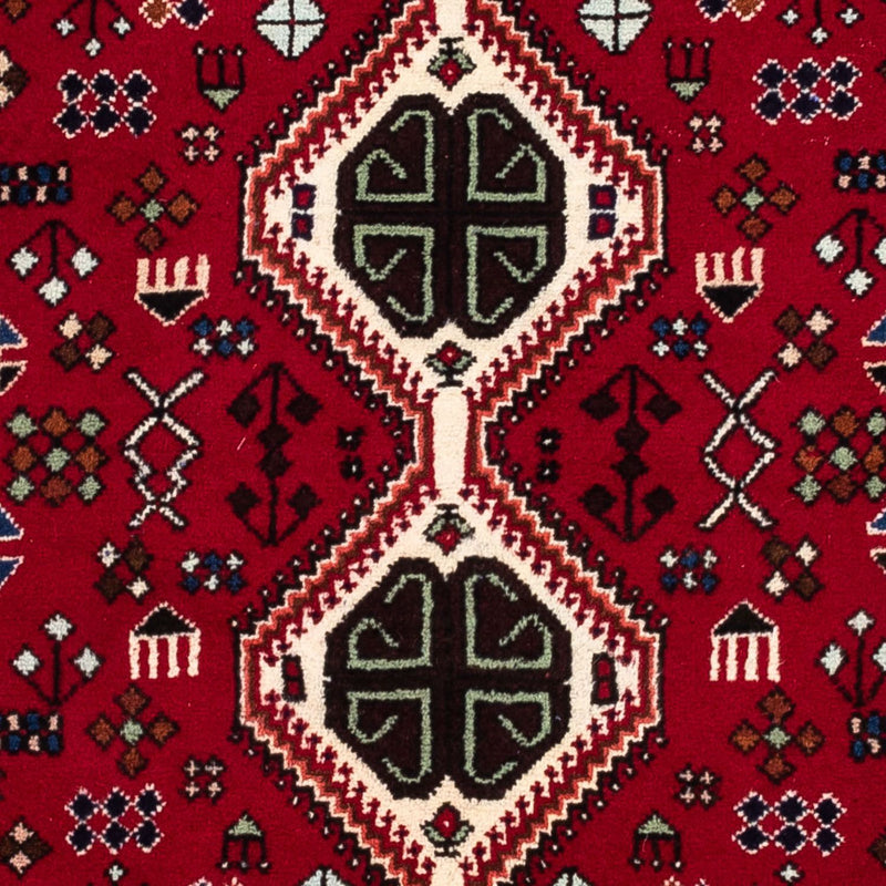 Perserteppich - Nomadic 145 x 100 cm - dunkelrot