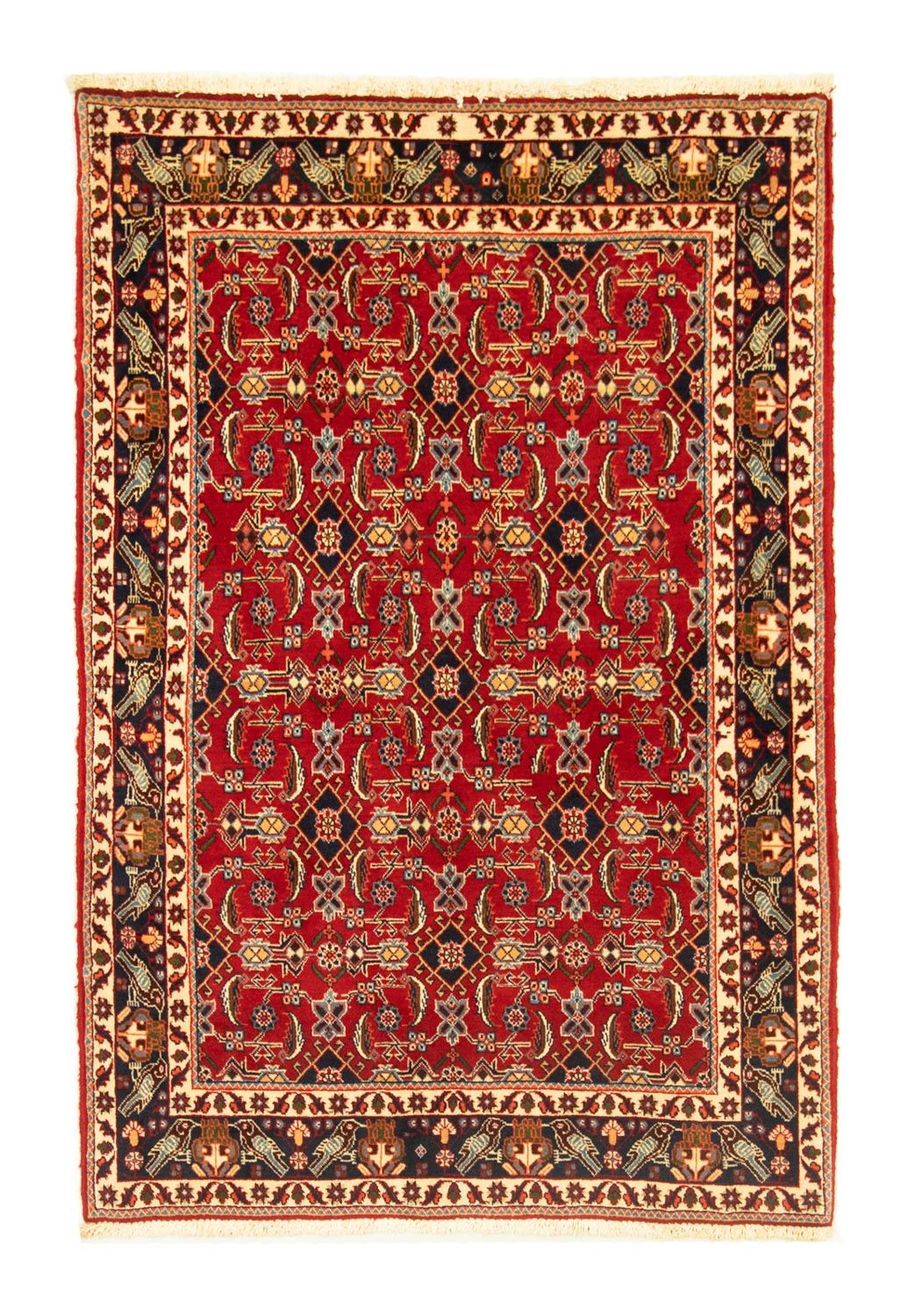Perserteppich - Nomadic 150 x 103 cm - rot