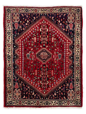 Perserteppich - Nomadic 148 x 108 cm - dunkelrot