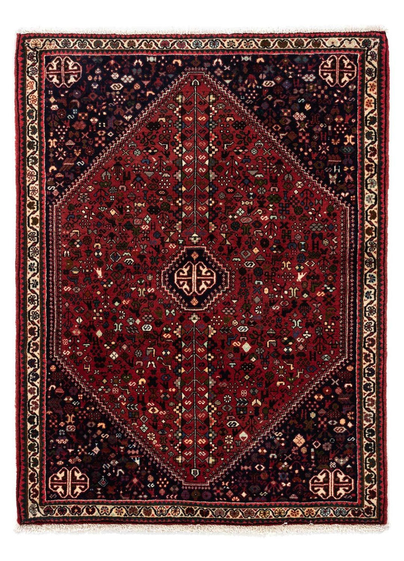 Perserteppich - Nomadic 152 x 110 cm - dunkelrot