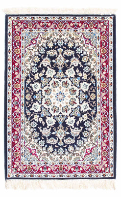 Perserteppich - Isfahan - Premium 104 x 72 cm - dunkelblau