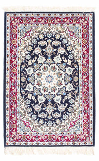 Perserteppich - Isfahan - Premium 104 x 72 cm - dunkelblau
