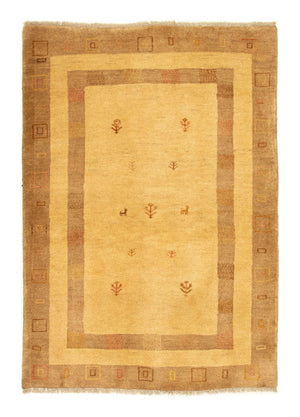 Gabbeh Teppich - Perser 174 x 121 cm - gold