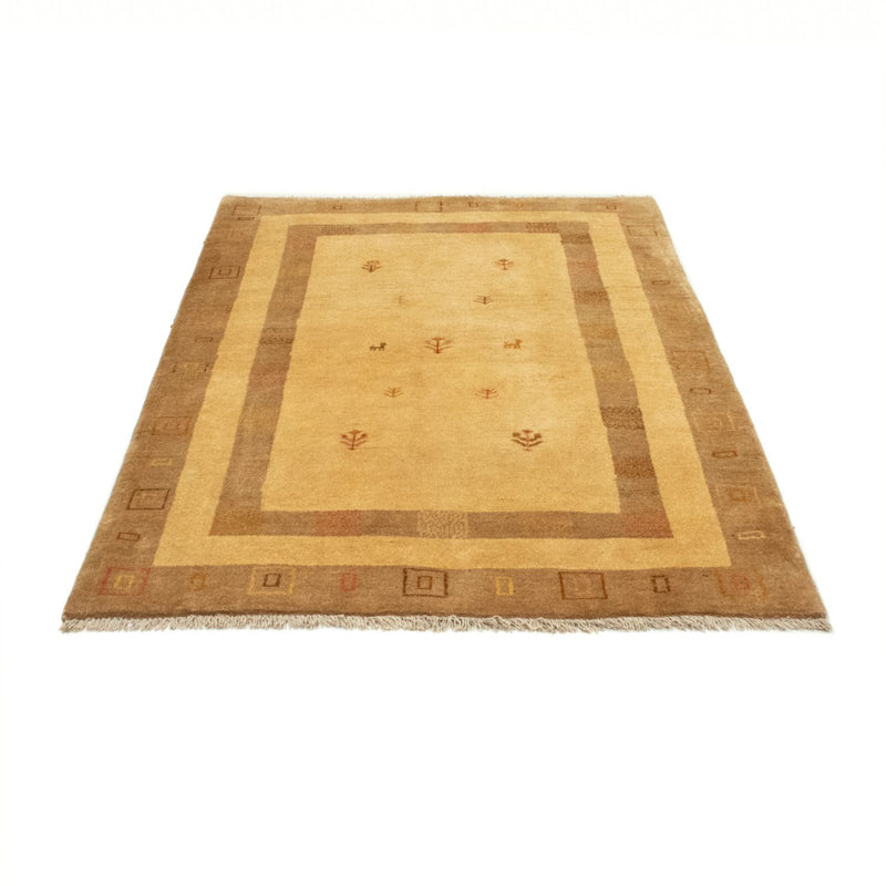Gabbeh Teppich - Perser 174 x 121 cm - gold