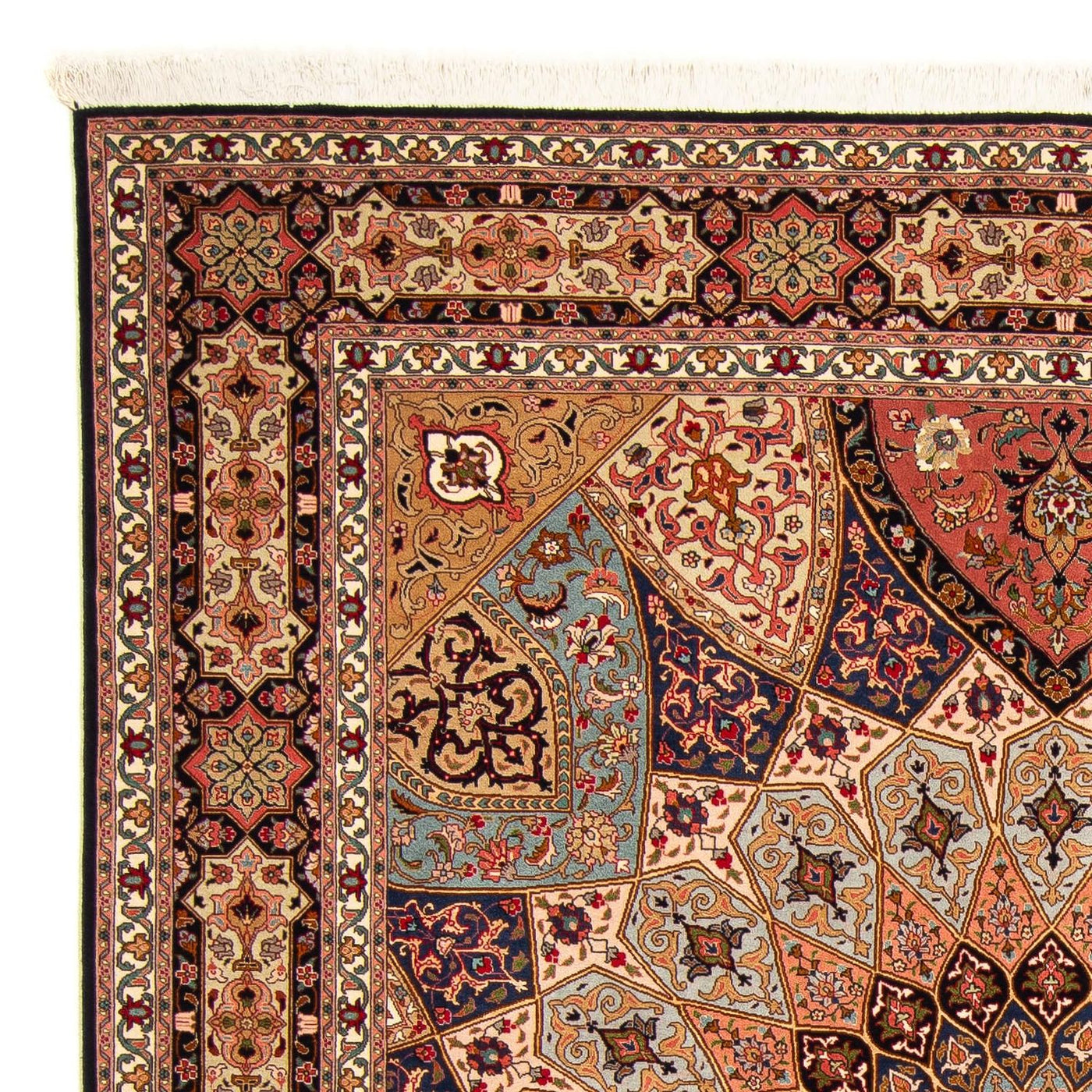 Täbriz - 50 Raj Teppich 242x205cm - Perserteppich