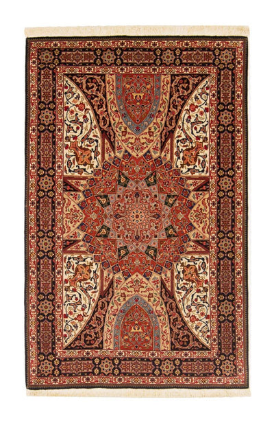 Täbriz - 50 Raj Teppich 103x160cm - Perserteppich