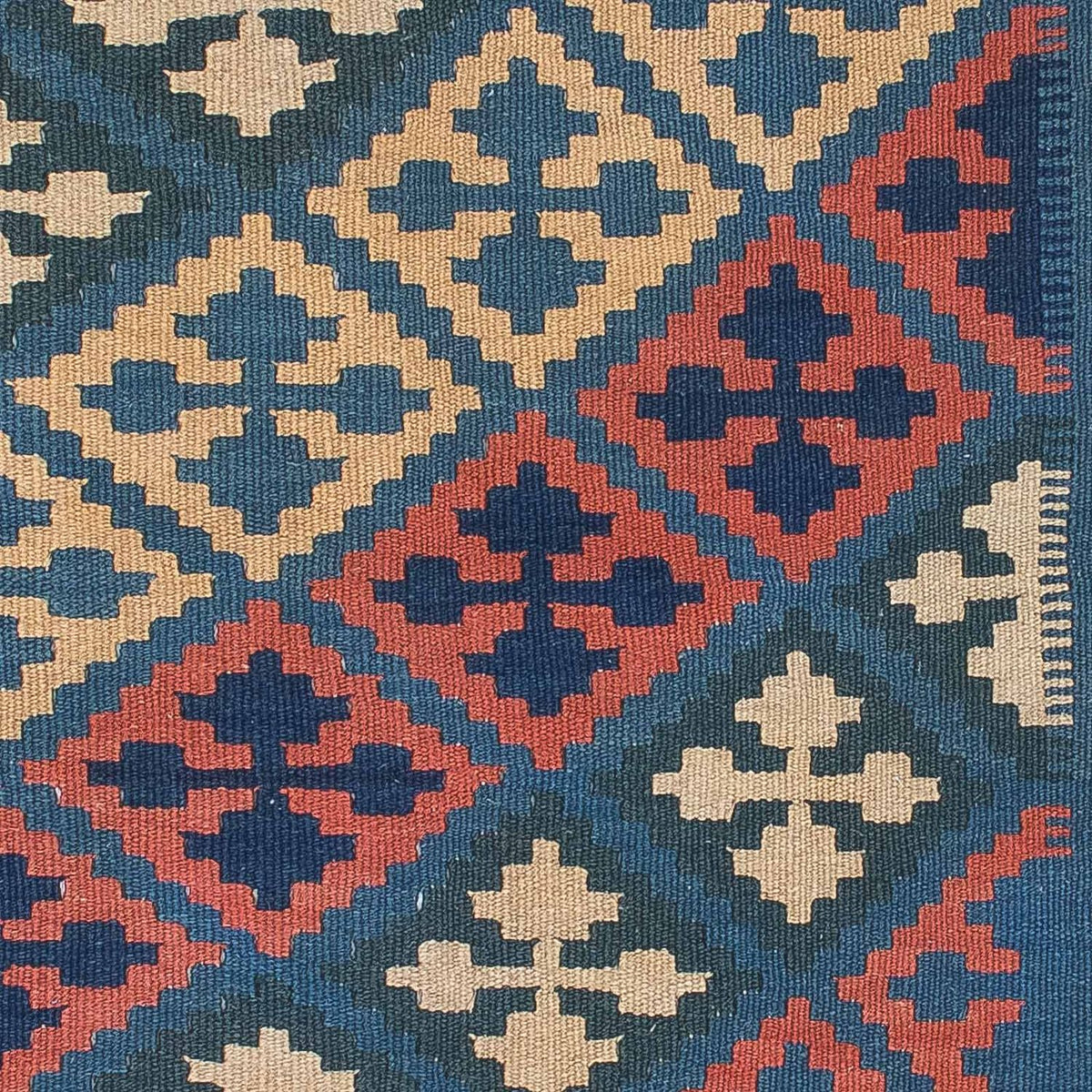Kelim Teppich - Oriental 175 x 116 cm - blau