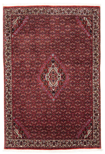 Bidjar Teppich 172x241cm - Perserteppich - dunkelrot