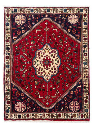 Perserteppich - Nomadic 148 x 102 cm - dunkelrot