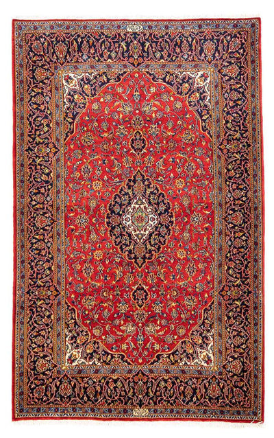 Keshan Teppich 150x230cm - Perserteppich - rot