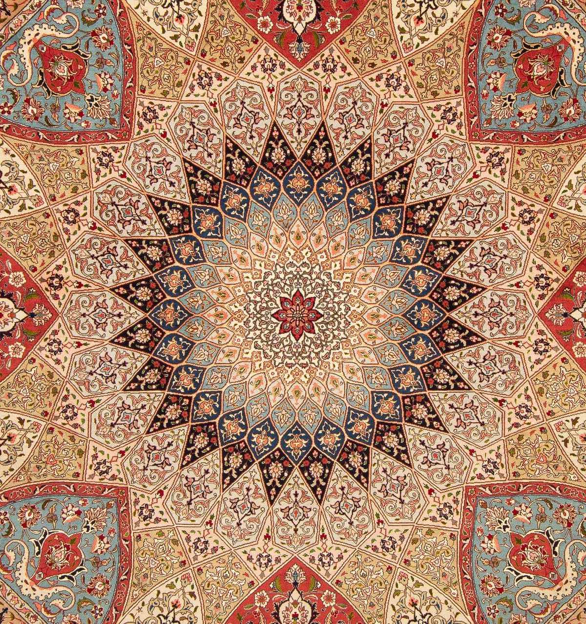 Perserteppich - Täbriz - Royal 254 x 250 cm Quadratischer Teppich