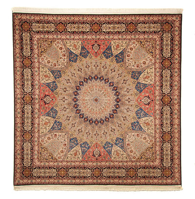 Täbriz - 50 Raj Teppich 253x256cm - Perserteppich