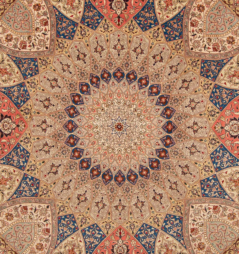Perserteppich - Täbriz - Royal 256 x 253 cm Teppich Quadratisch