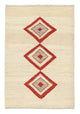 Gabbeh Persisch Teppich 186x125cm - Perserteppich Wollteppich