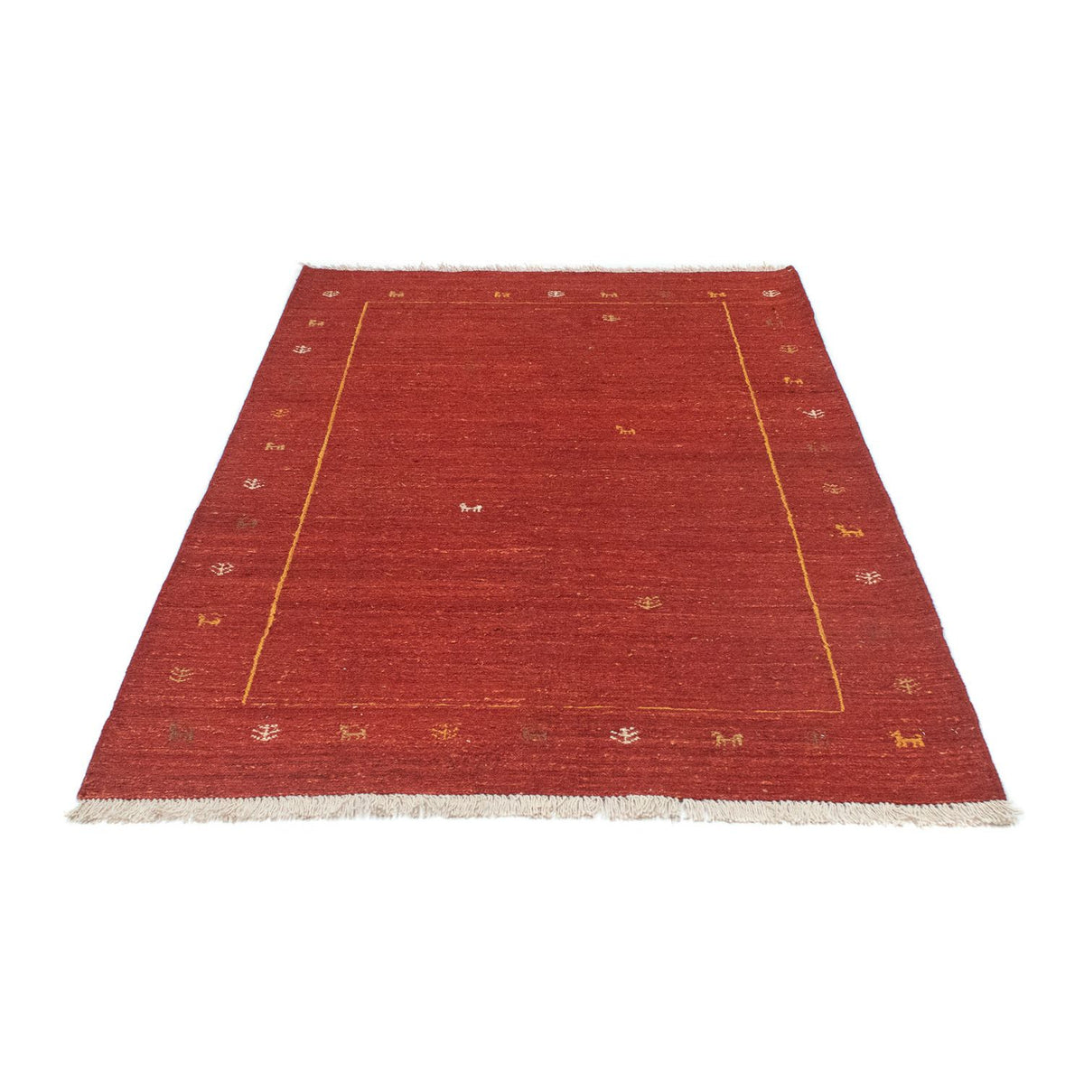 Gabbeh Teppich - Perser 175 x 112 cm - rot