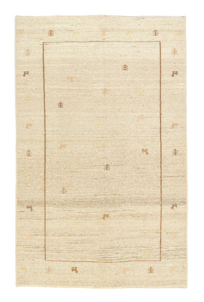 Gabbeh Teppich - Perser 110 x 171 cm - beige