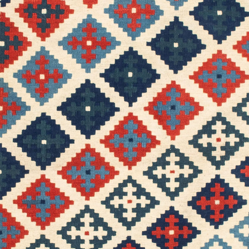 Kelim Teppich - Oriental 100 x 100 cm - beige