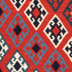 Kelim Teppich - Oriental 104 x 103 cm - dunkelrot