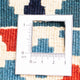 Kelim Teppich - Oriental 104 x 103 cm - dunkelrot