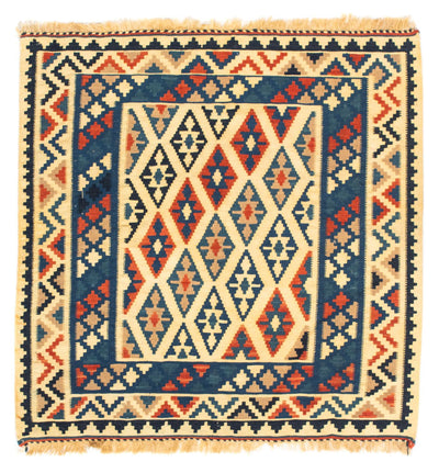 Kelim Fars Teppich 100x100cm