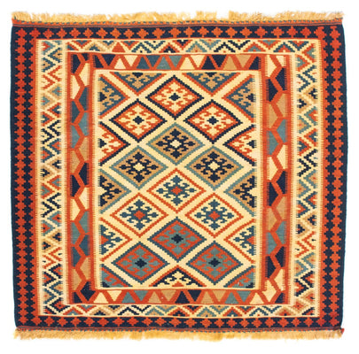 Kelim Teppich - Oriental 103 x 100 cm - beige