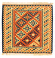 Kelim Teppich - Oriental 103 x 100 cm - rost