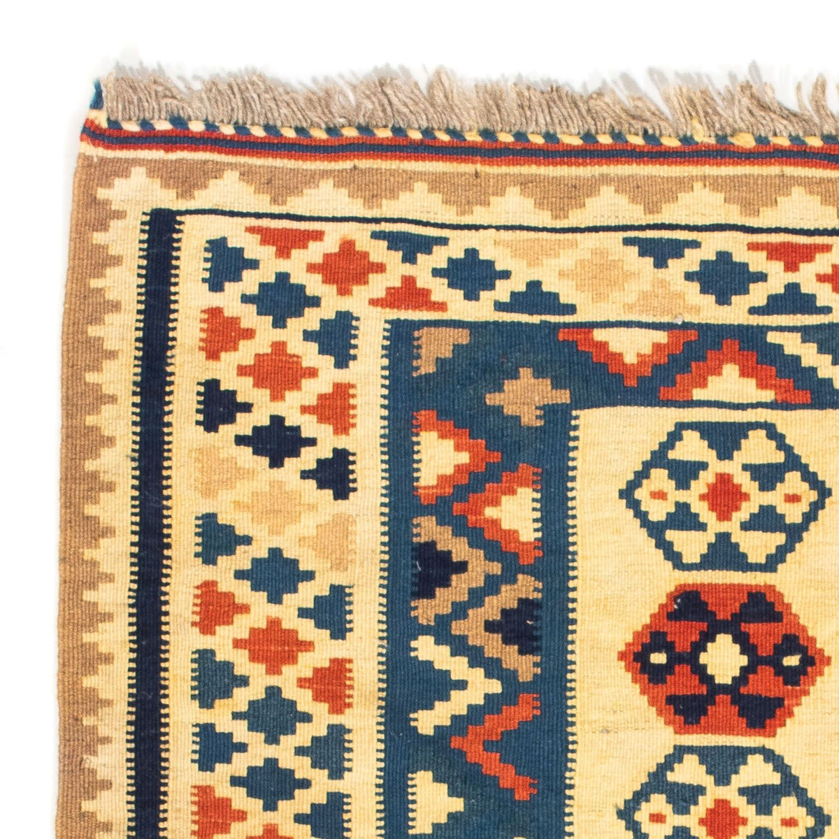 Kelim Teppich - Oriental 103 x 100 cm - beige