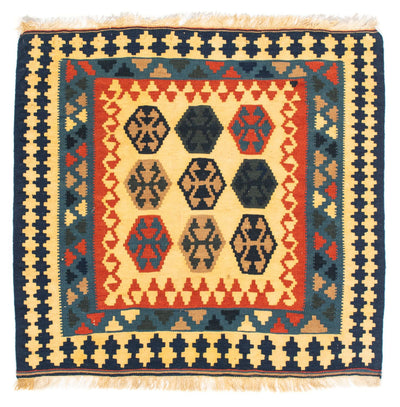 Kelim Fars Teppich 100x103cm