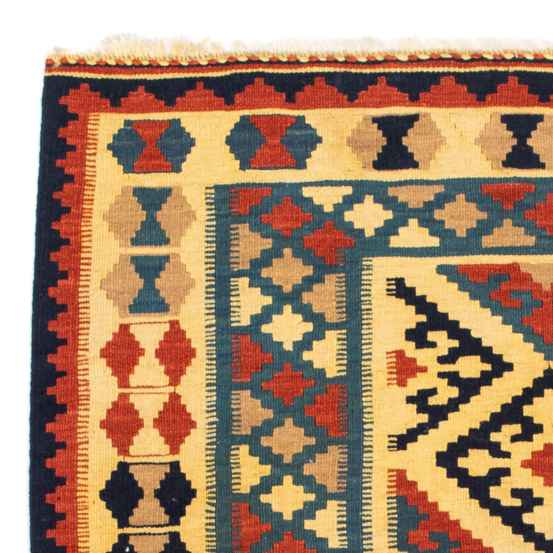 Kelim Teppich - Oriental 100 x 100 cm - blau