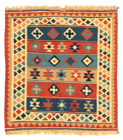 Kelim Fars Teppich 91x100cm