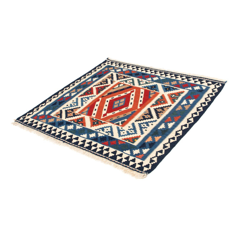 Kelim Teppich - Oriental 103 x 102 cm - hellblau
