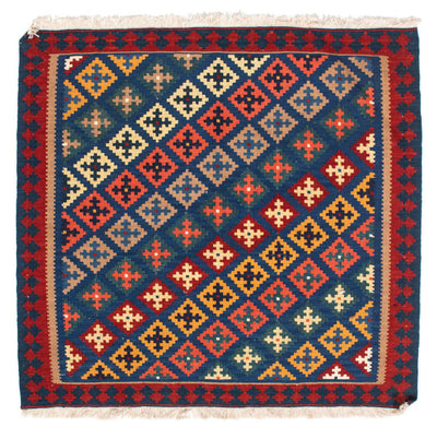 Kelim Fars Teppich 100x108cm